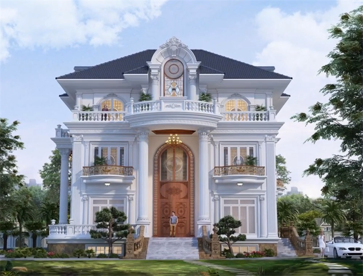 Thiết kế nhà cổ điển.